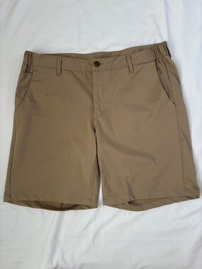 🔥 THE ULTIMATE ALL-ROUNDER! Barbell Apparel Khaki Anything Shorts  Size 36 🔥